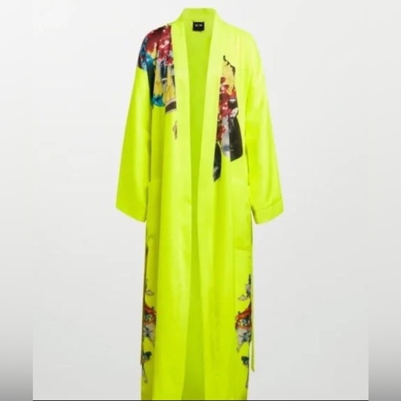 Adidas x Ivy Park UNISEX Satin Robe size Medium NWT - Picture 2 of 11